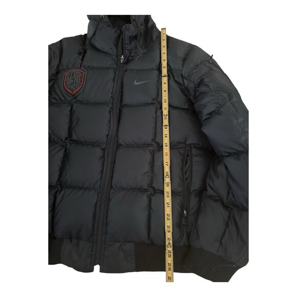 Nike Lebron James Witness 550 Black Feather Filled Puffer Size M Rare - Picture 5 of 13